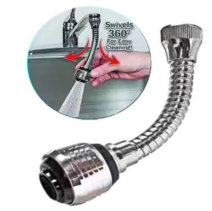 TURBO FLEX 360 FLEXIBLE FAUCET SPRAYER TAP MOVER INSTANT HANDS FREE SWIVEL SPRAY HOSE SPRAY SINK