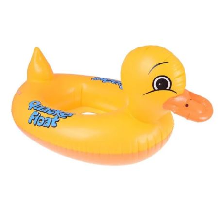 Duck Baby Floats Tube, Inflatable Duck Pool Float, Baby Floating Seat, Children Swim Ring, Kids Inflatable Floats, Yellow Duck Seat Boat for Toddler