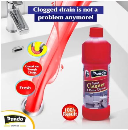 Panda Ultimate Cleaning & Laundry Bundle: Liquid Detergent, Power Bleach, Insect Killing Powder, Lavender Phenyle, Toilet Bowl Cleaner, Liquid Neel, Color Bleach, and Toilet Drain Opener. Stain Removal, Disinfectant, Germ Kill, Multi-Purpose Home Cleaning