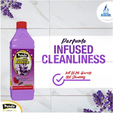 Panda Ultimate Cleaning & Laundry Bundle: Liquid Detergent, Power Bleach, Insect Killing Powder, Lavender Phenyle, Toilet Bowl Cleaner, Liquid Neel, Color Bleach, and Toilet Drain Opener. Stain Removal, Disinfectant, Germ Kill, Multi-Purpose Home Cleaning