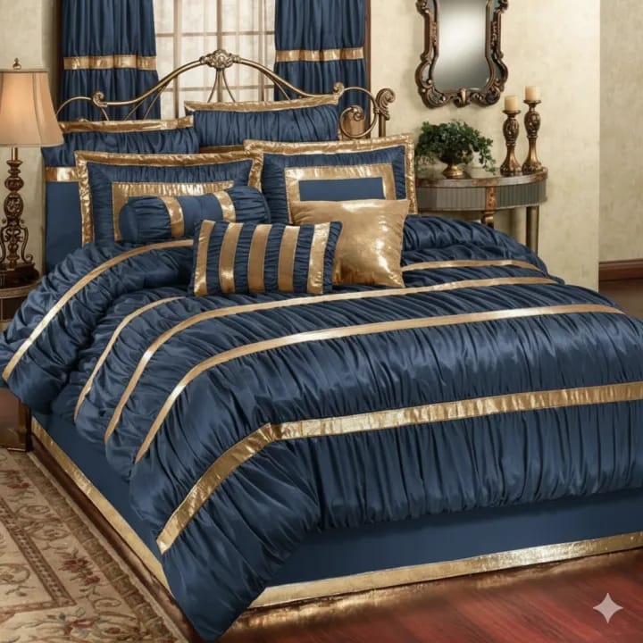Luxury King size Bridel 12 pecs  Duvat covers set 