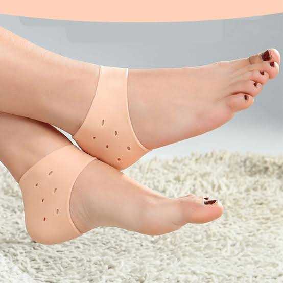 Silicone Gel Heel Pad Socks 