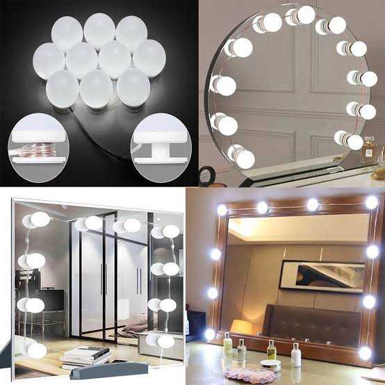 3 Colour modes Vanity Lights 10 bulbs 