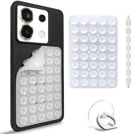 Silicone Phone Holder both sides suction cups 