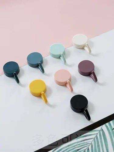 Pack of 12 Creative Plastic Sticky Hooks 