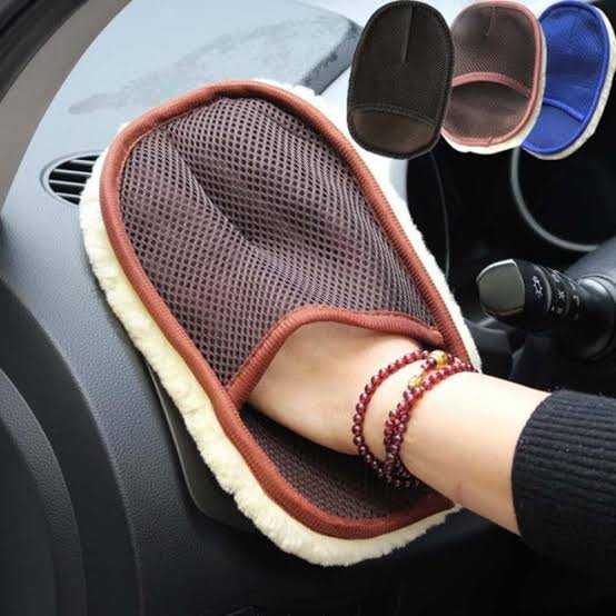 Car Cleaning Woolen Glove