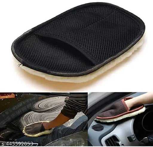 Car Cleaning Woolen Glove