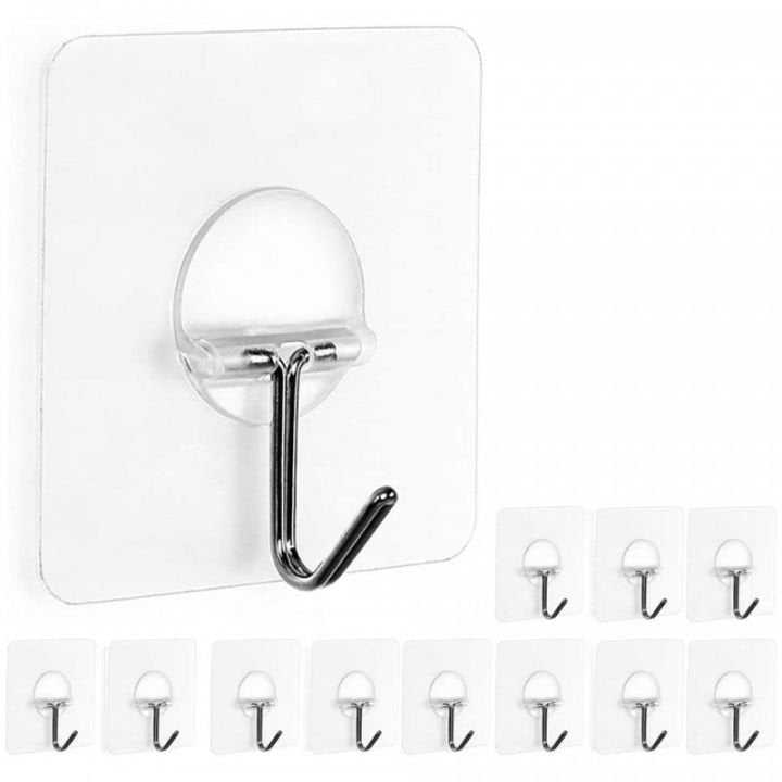 10 Pcs Self Adhesive Single Hook 