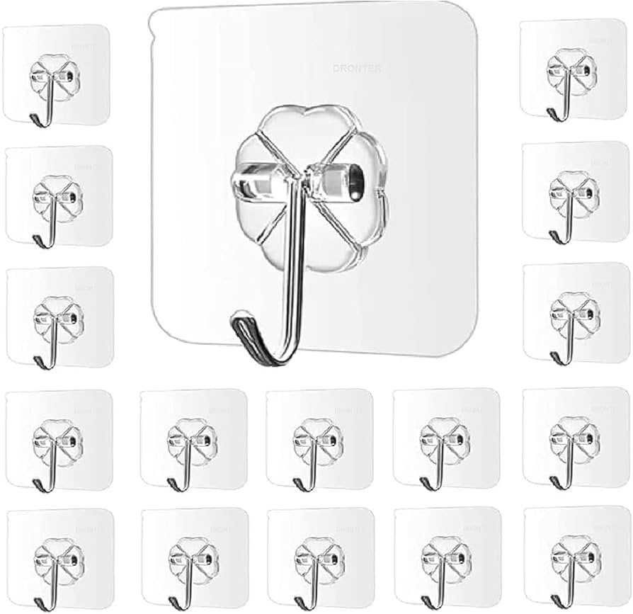 10 Pcs Self Adhesive Single Hook 