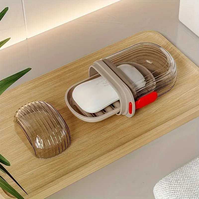 Plastic Soap Dish with Cover 