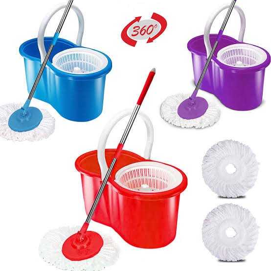 Easy Spin Mop with Plastic Stainer