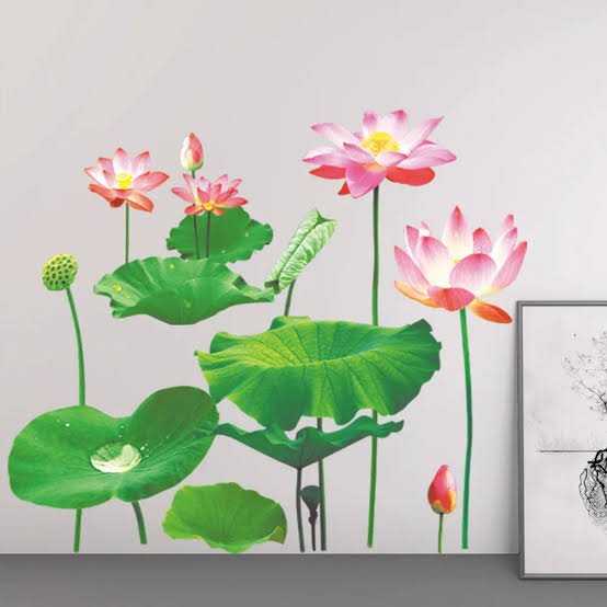 HH-030 Leaf Wallpaper Sticker 