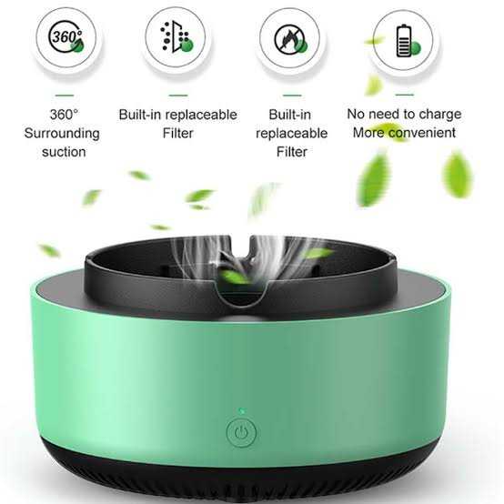 Portable Smoke Remover Ashtray