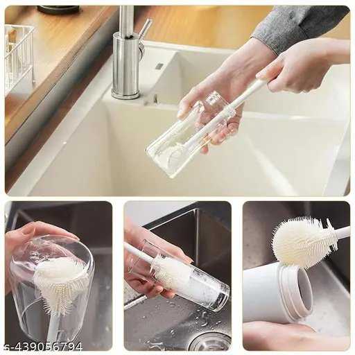 Foldable Head Bottle Cleaning Brush 