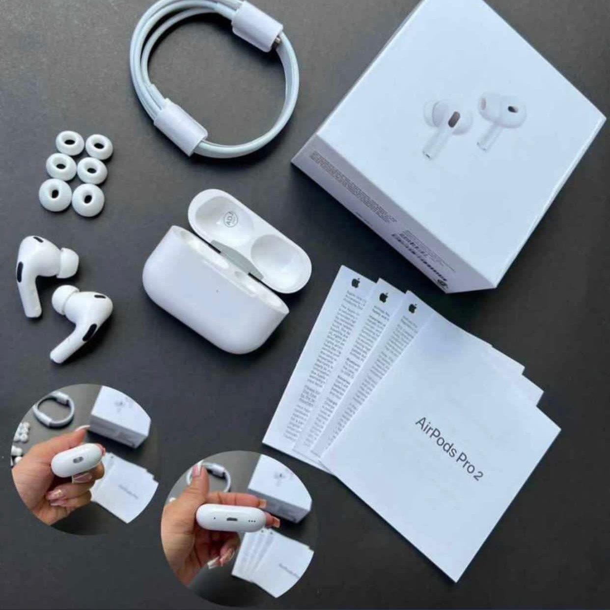 AirPods Pro 2 12 mounth warranty and supper sound quality Active Noise Cancellation (ANC) –