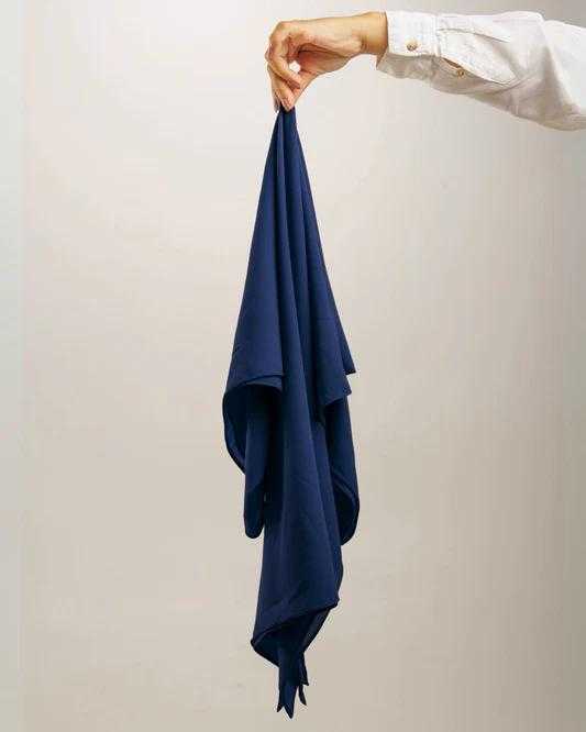 Prestigeous blue Lawn Hijab