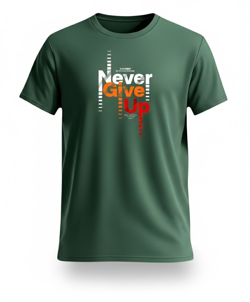 Summer DTF Printed T-shirt for Men's 