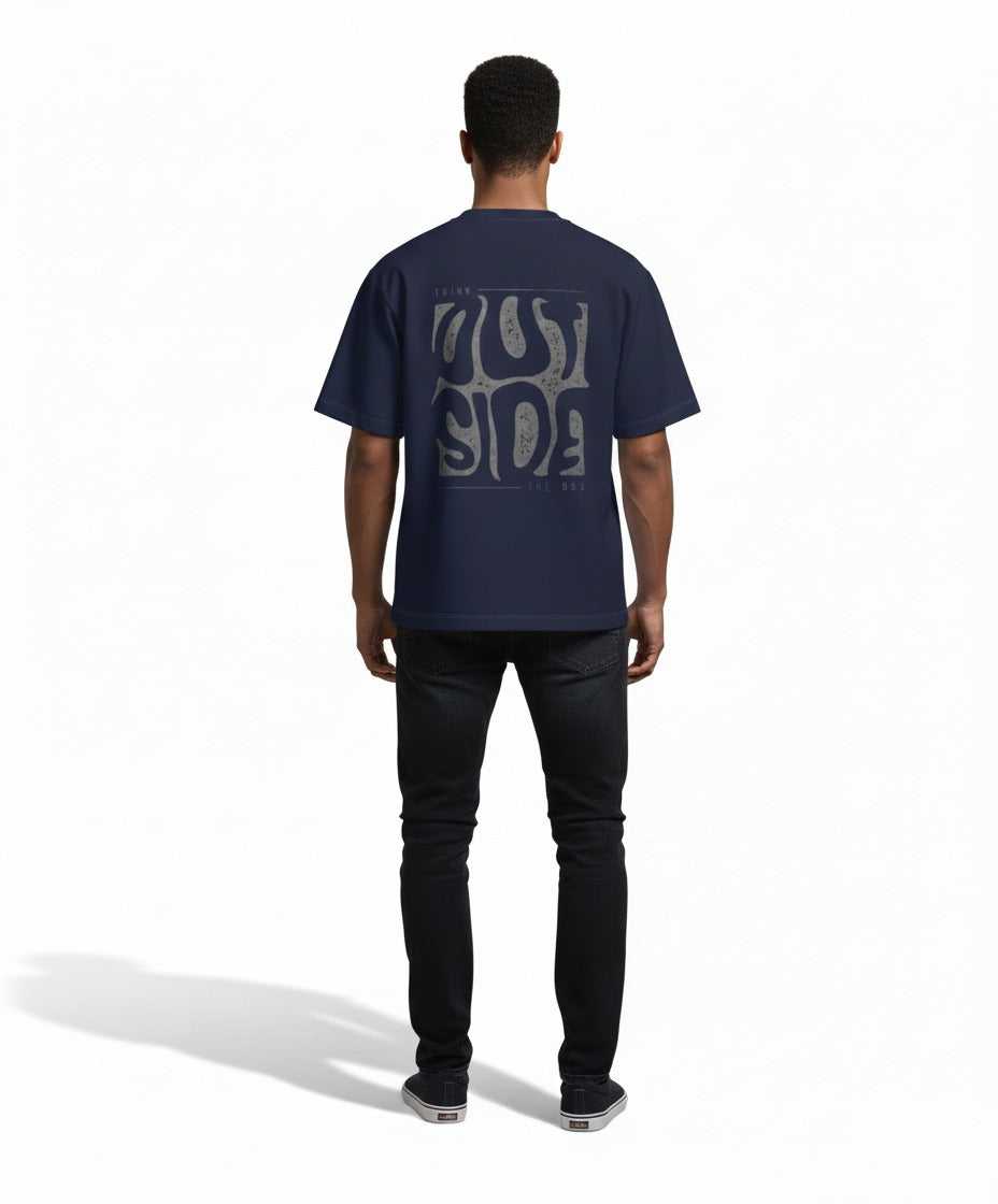 Think Outside Drop Shoulder T-Shirt for Men