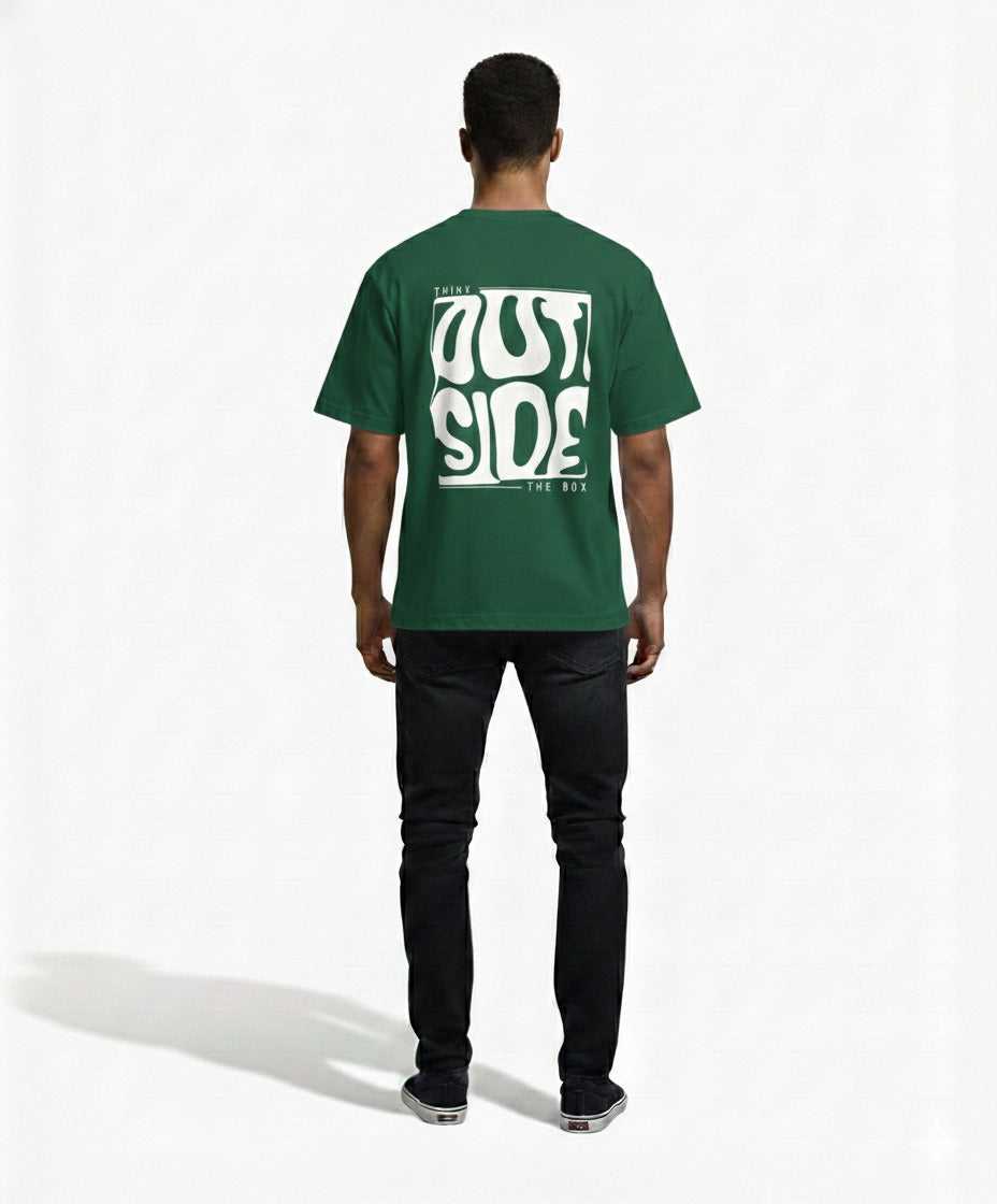 Think Outside Drop Shoulder T-Shirt for Men