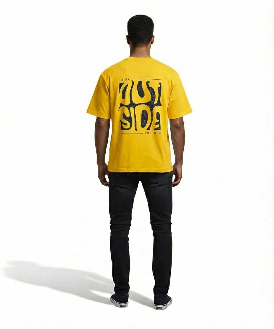 Think Outside Drop Shoulder T-Shirt for Men
