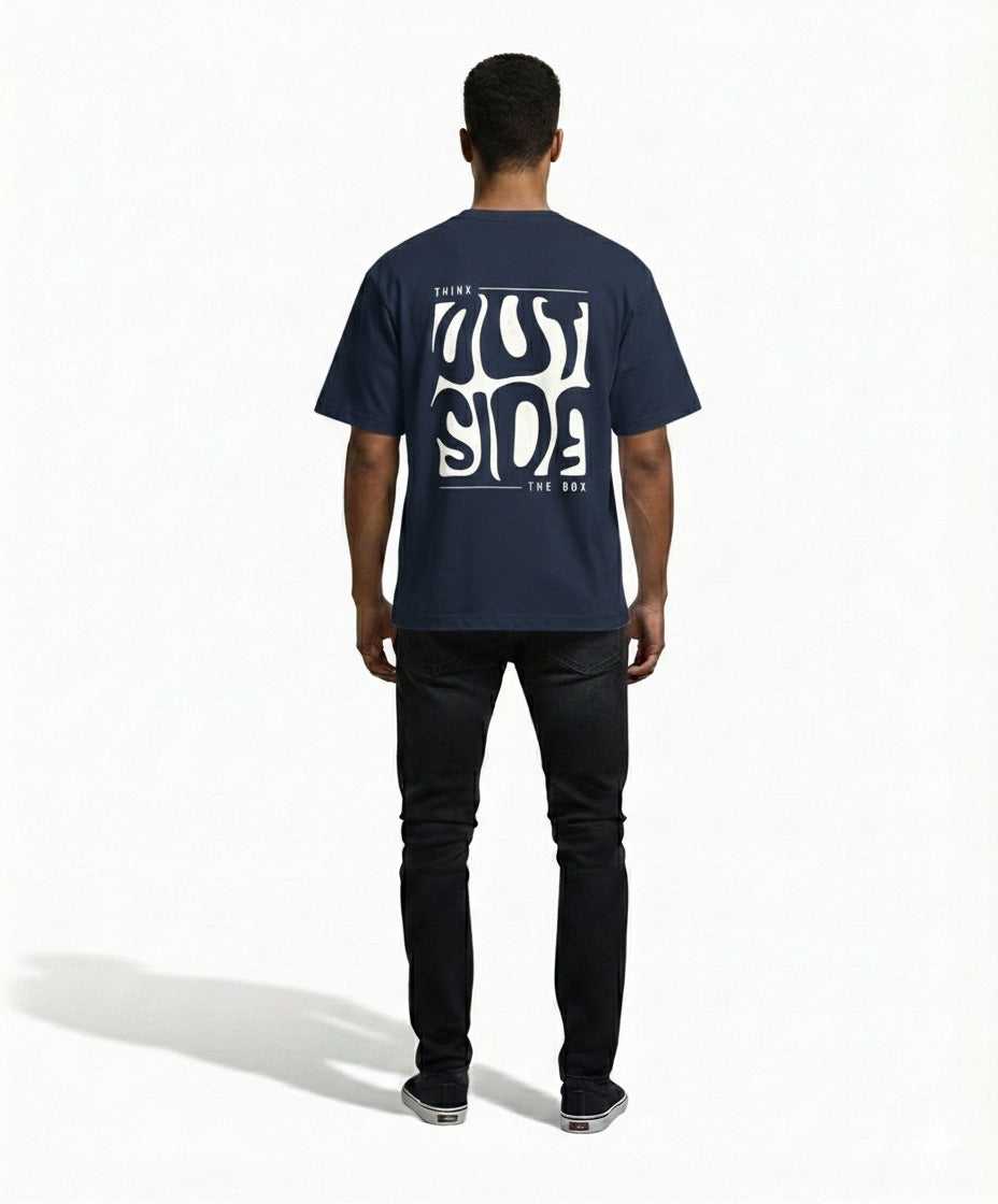 Think Outside Drop Shoulder T-Shirt for Men