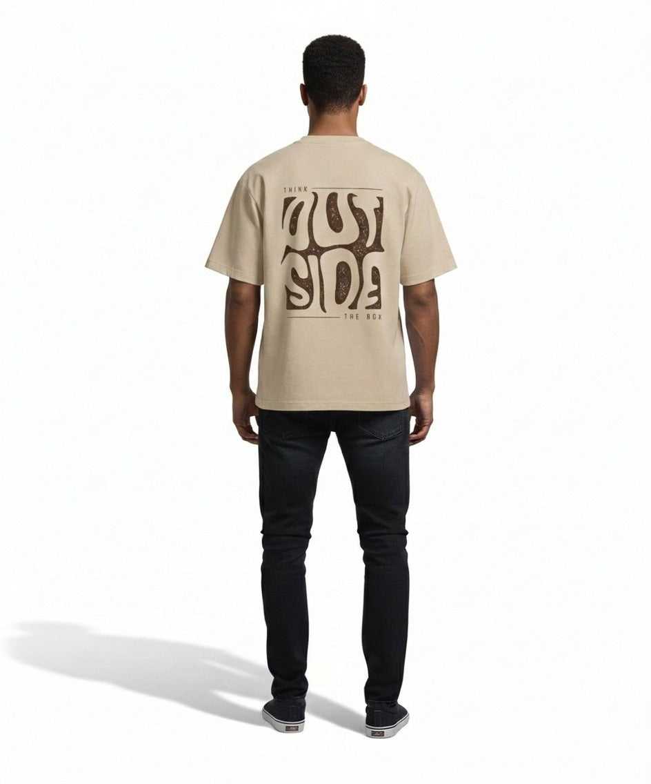 Think Outside Drop Shoulder T-Shirt for Men