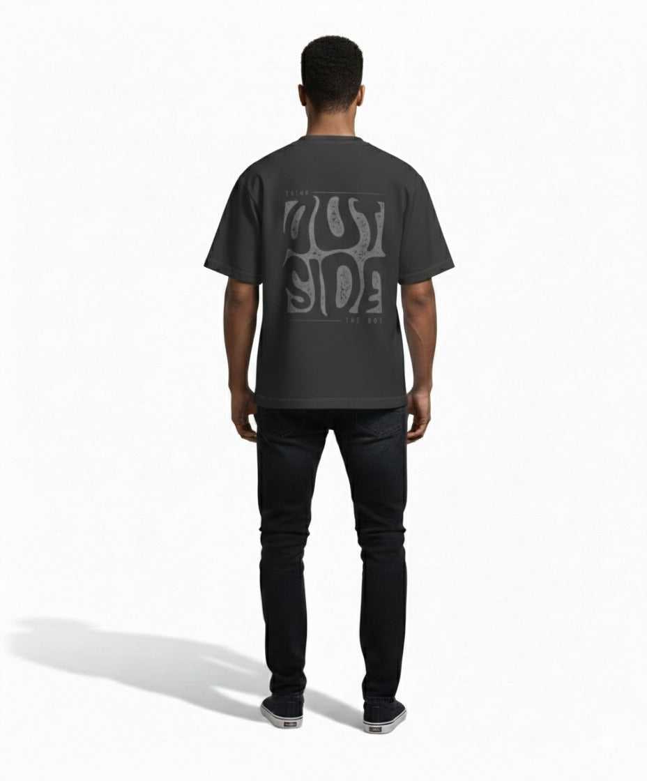 Think Outside Drop Shoulder T-Shirt for Men