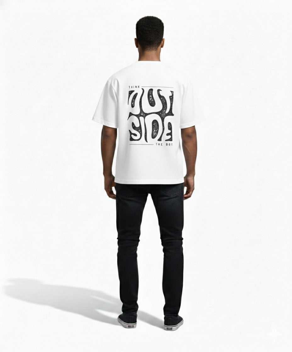 Think Outside Drop Shoulder T-Shirt for Men
