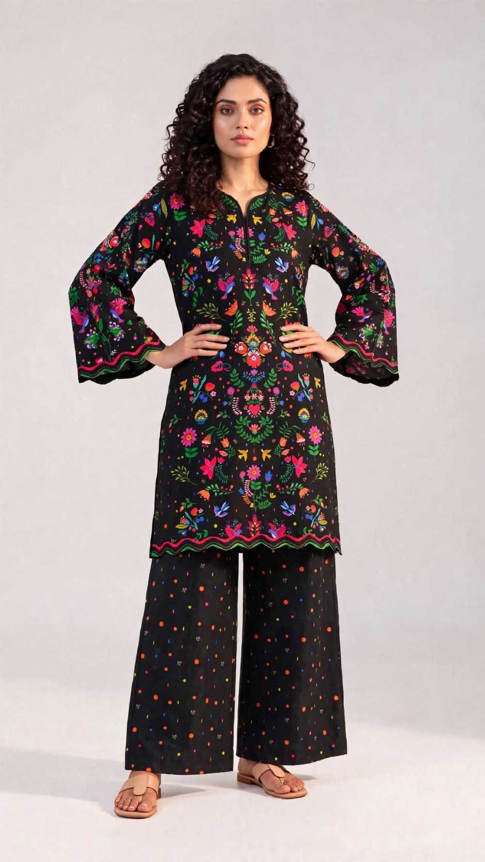 Women 2 Piece Pret Stitched Shalwar Kameez