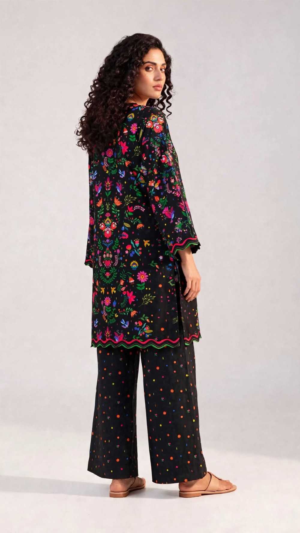 Women 2 Piece Pret Stitched Shalwar Kameez