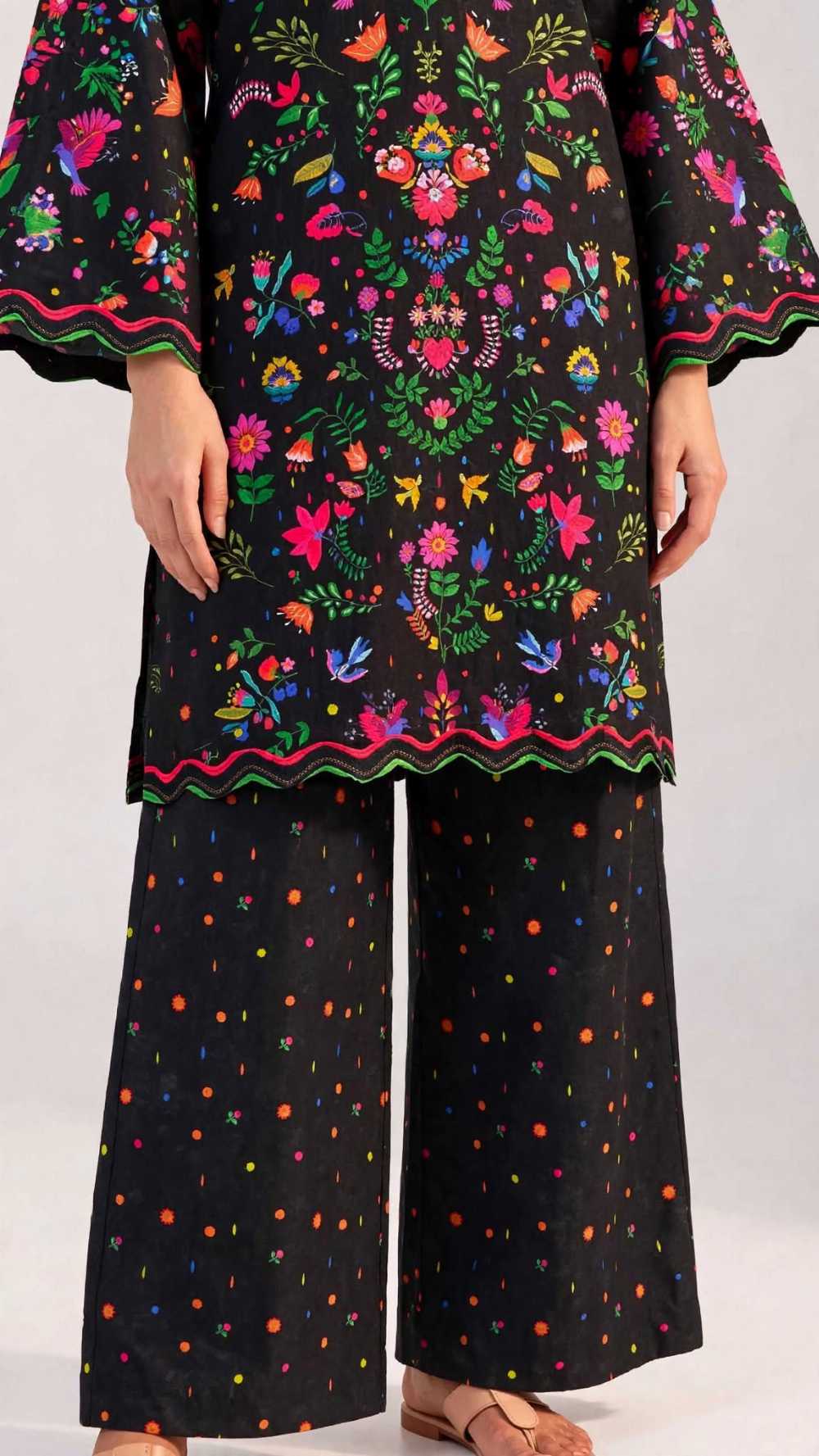 Women 2 Piece Pret Stitched Shalwar Kameez
