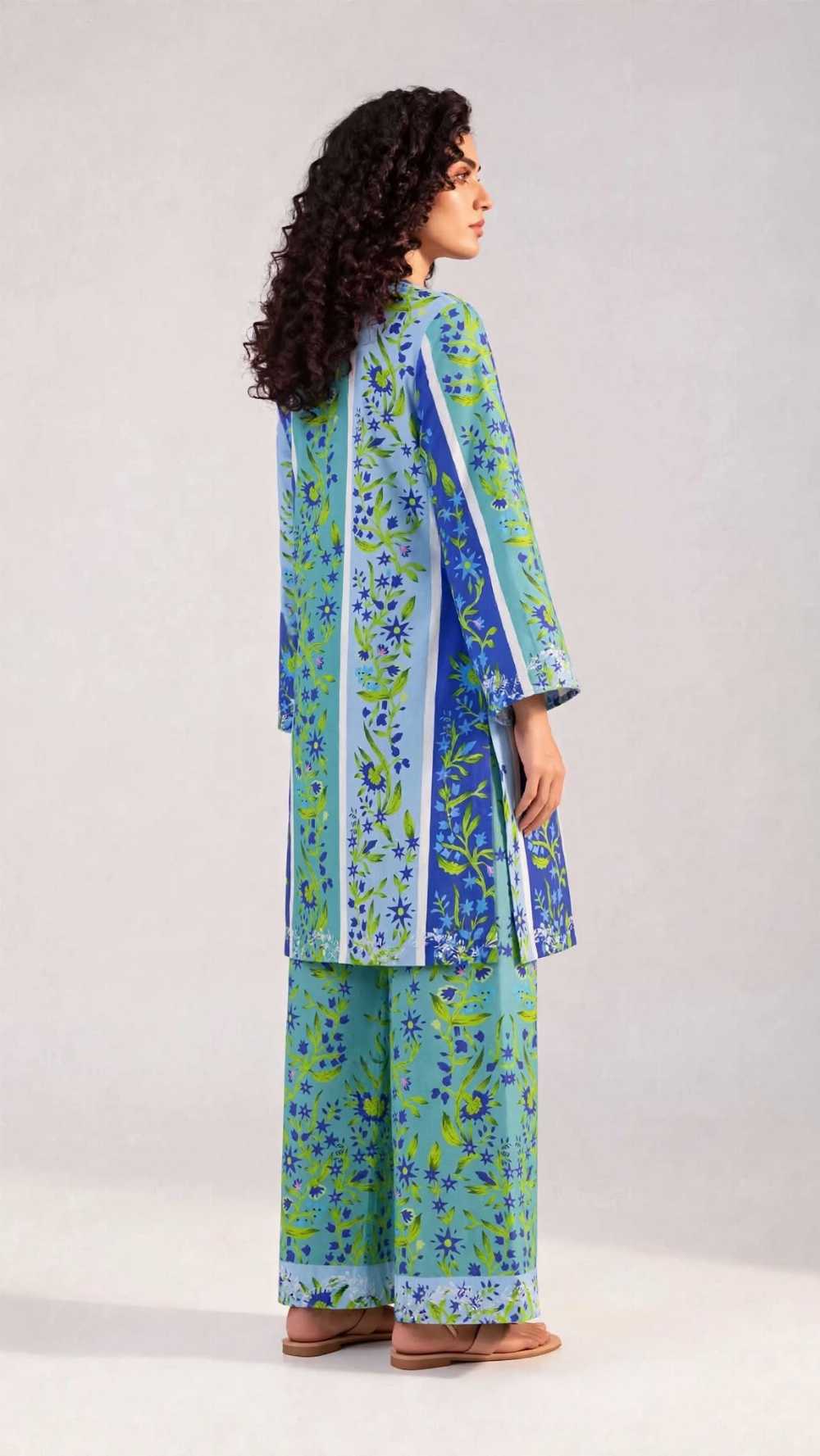 Women 2 Piece Pret Stitched Shalwar Kameez