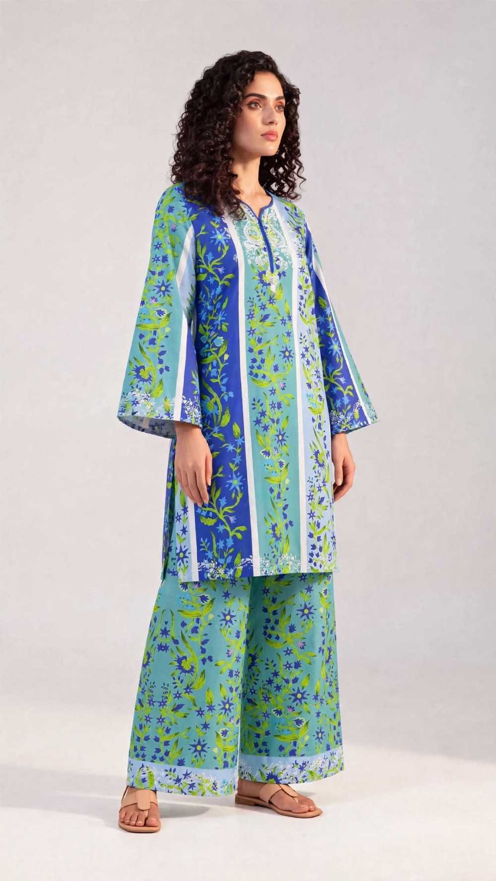 Women 2 Piece Pret Stitched Shalwar Kameez
