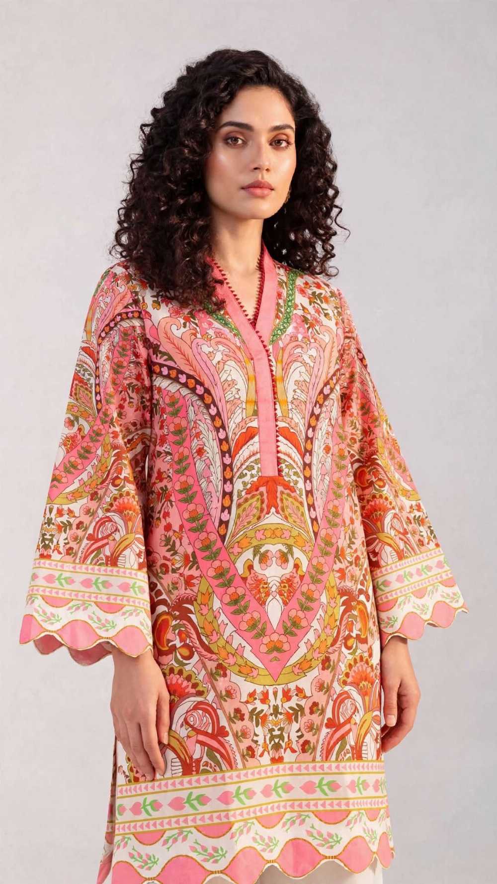 Women 2 Piece Pret Stitched Shalwar Kameez