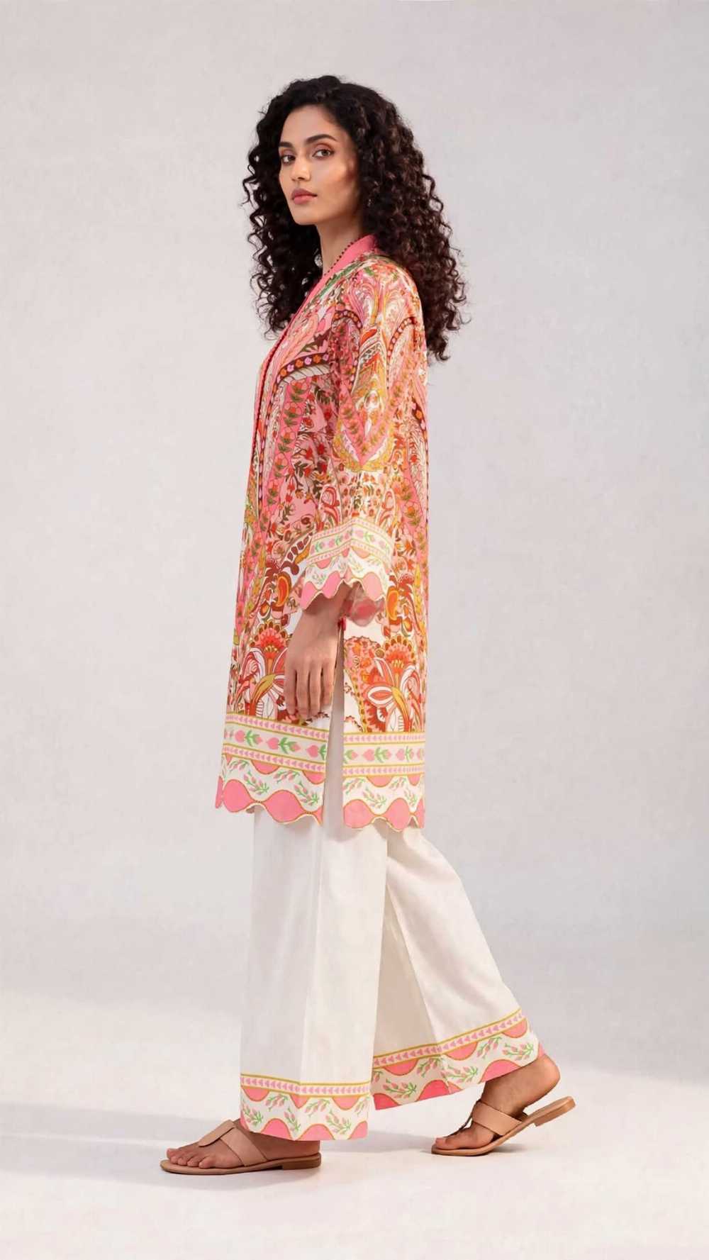 Women 2 Piece Pret Stitched Shalwar Kameez