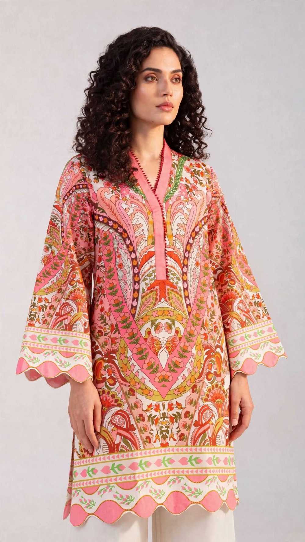 Women 2 Piece Pret Stitched Shalwar Kameez