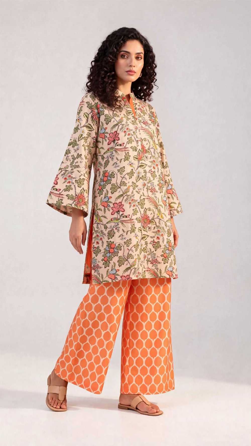 Women 2 Piece Pret Stitched Shalwar Kameez