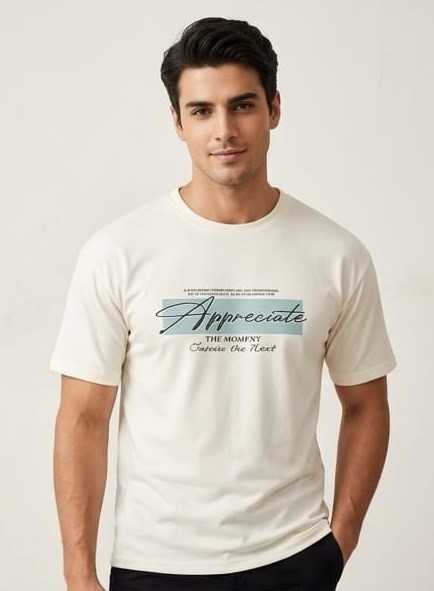 Imported Drop shoulder printed t shirt for Men/Boys