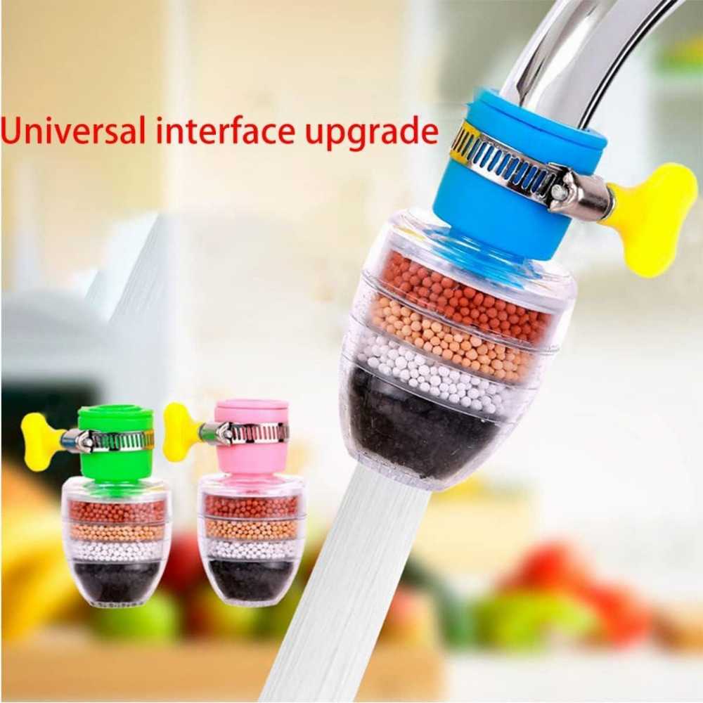360° Rotating Faucet Splash Filter Fan – Multi-Layer Water Purifier Attachment