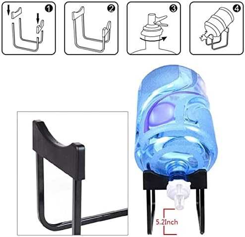 METAL STAND 19L WATER BOTTLE WITH WATER TAP With NOZZLE