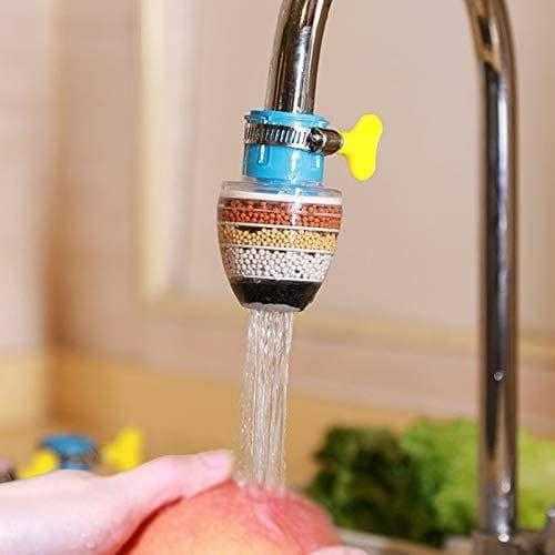 360° Rotating Faucet Splash Filter Fan – Multi-Layer Water Purifier Attachment