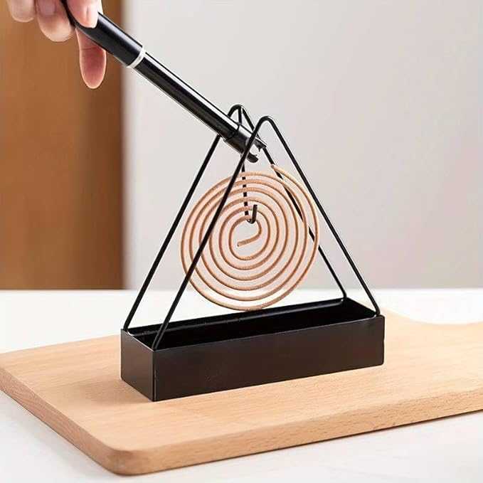 Metal Mosquito Coil Stand – Heavy Duty Ash Tray & Safety Holder