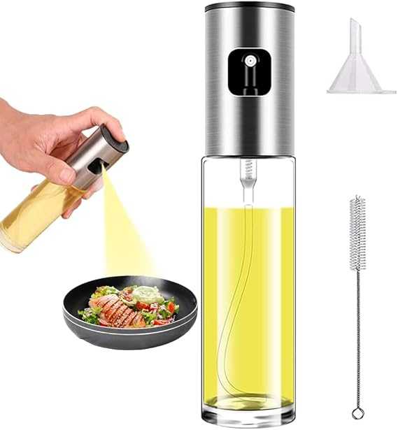 100ML Oil Spray Bottle – Professional Glass Dispenser for Kitchen & BBQ