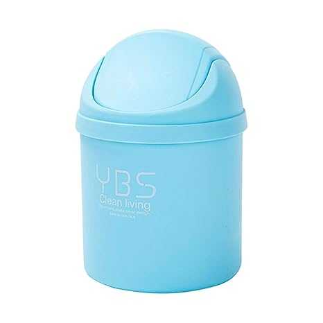 Mini Desktop Dustbin – Small Pop-Up Trash Can for Office & Study Table