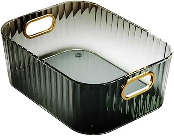 Royal Multi-Purpose Organizer – Crystal Clear Acrylic Desktop Basket