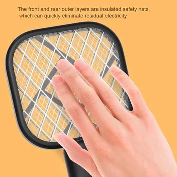 Electric Mosquito Racket – 3000V High Voltage USB Rechargeable Fly Killer