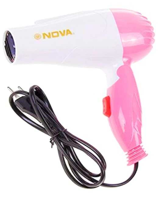 Nova Professional Hair Dryer – 1000W High Speed Foldable Travel Dryer