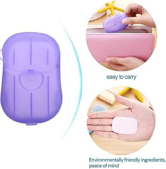 3-Pack Portable Paper Soap – Hand Washing Sheets for Travel & Outdoor