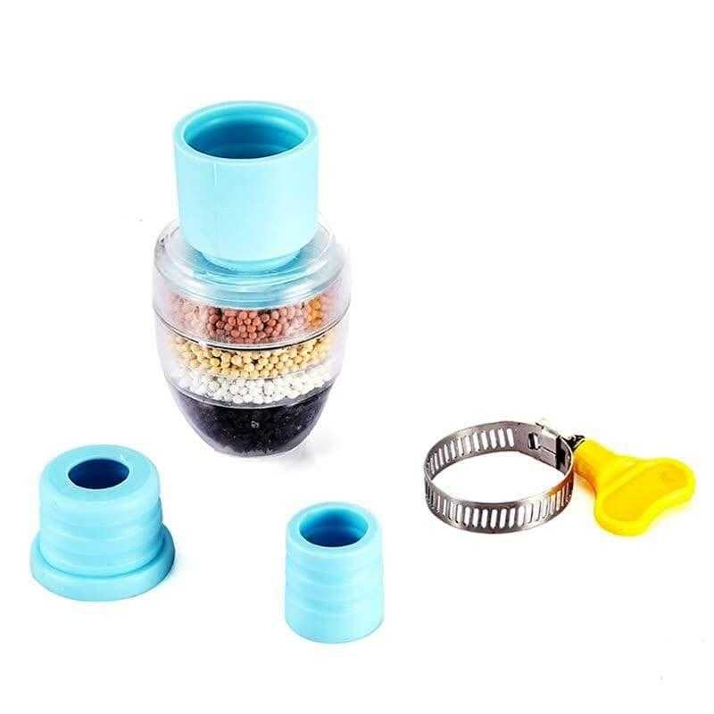 360° Rotating Faucet Splash Filter Fan – Multi-Layer Water Purifier Attachment