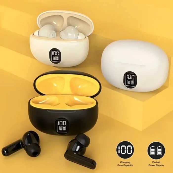 Stereo Wireless Earbuds Bluetooth 5.2 | HD Stereo Sound | Touch Control | Long Battery